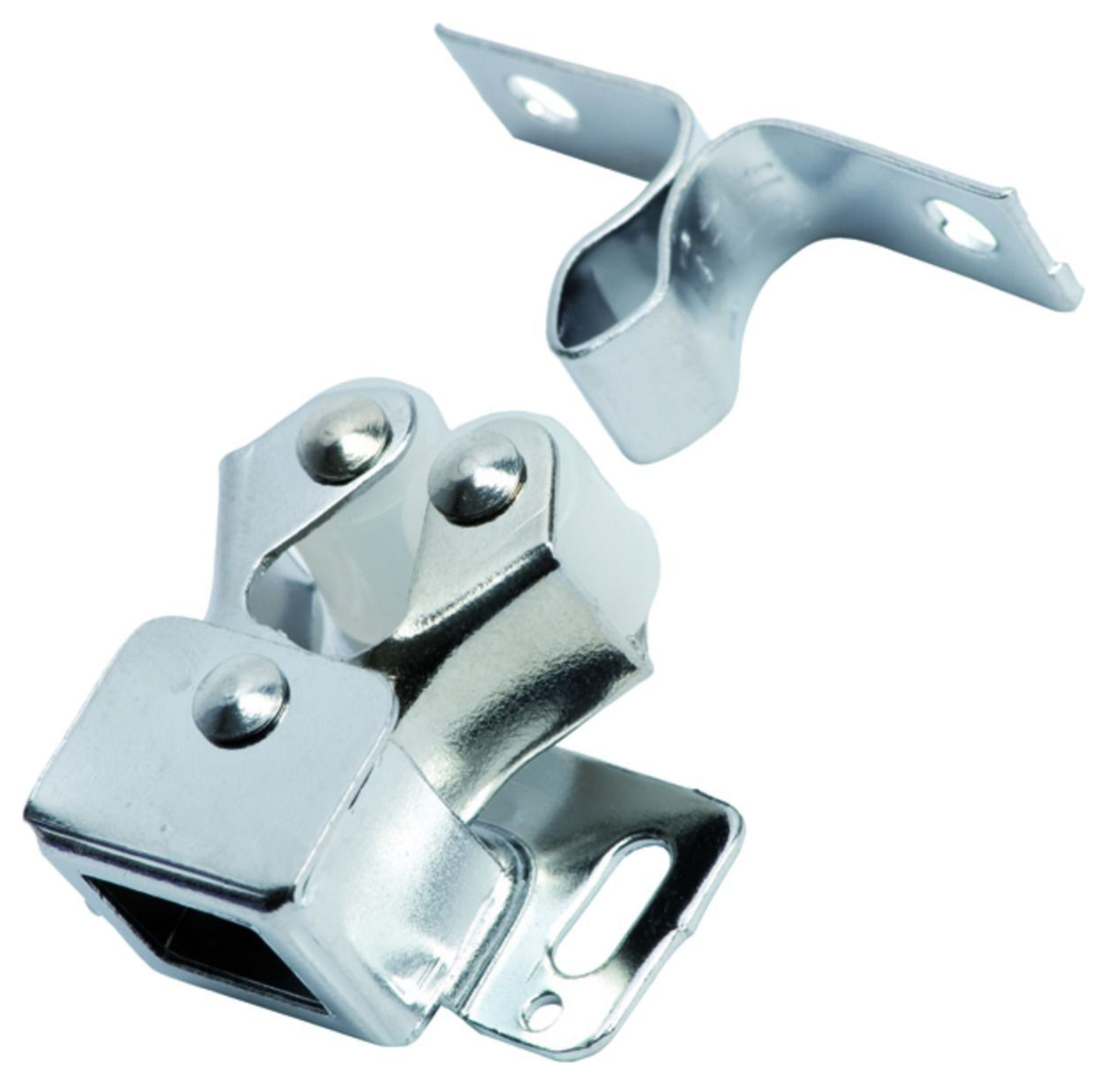 Image of Wickes Double Roller Catch - Chrome