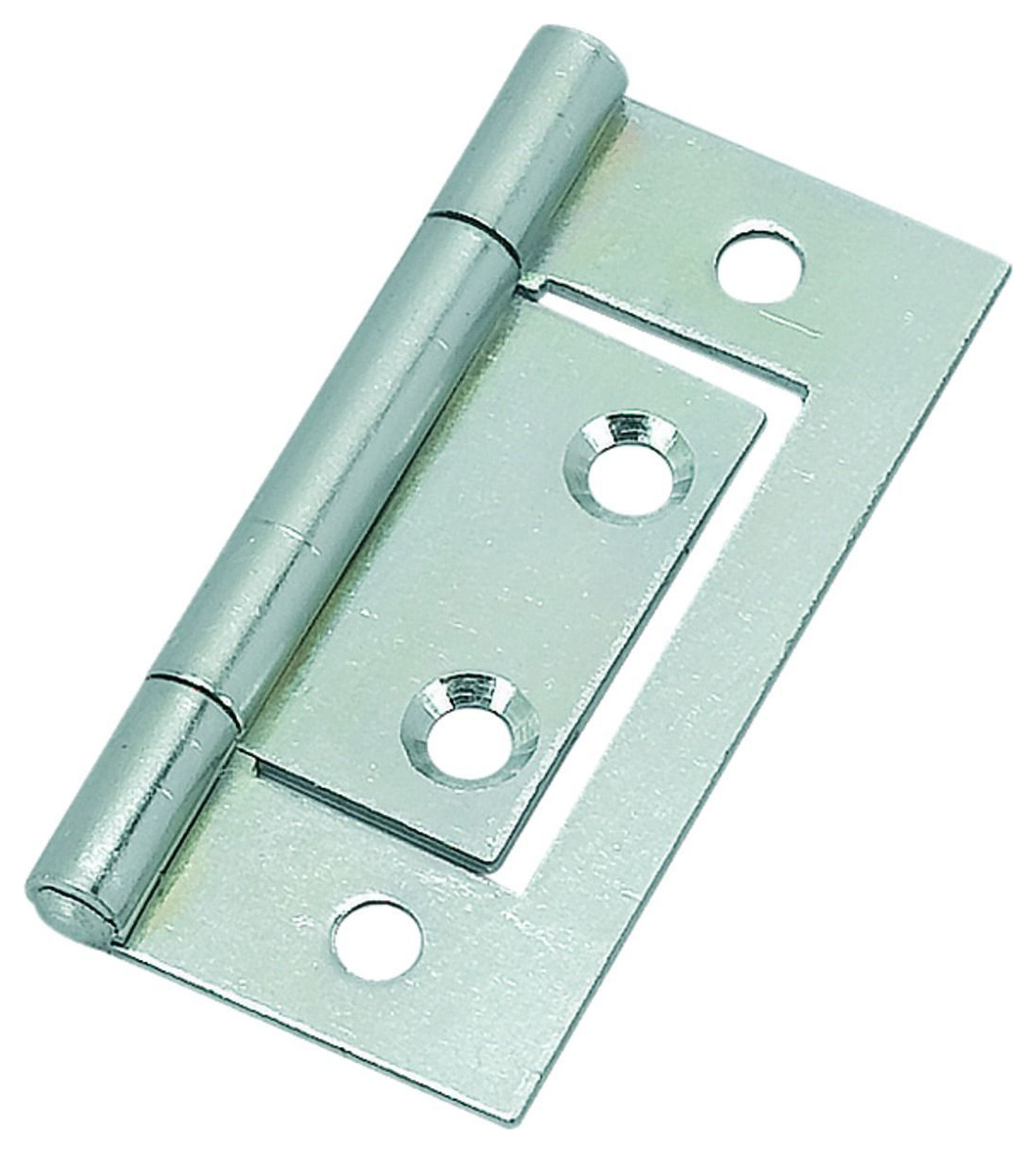 Image of Flush Hinge Zinc 51mm - Pack of 2