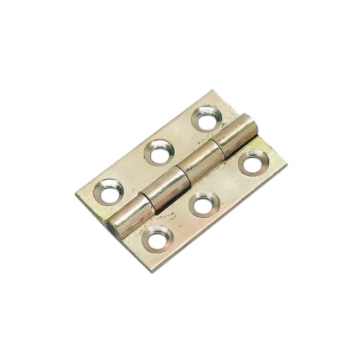 Wickes Butt Hinge - Solid Brass 38mm Pack