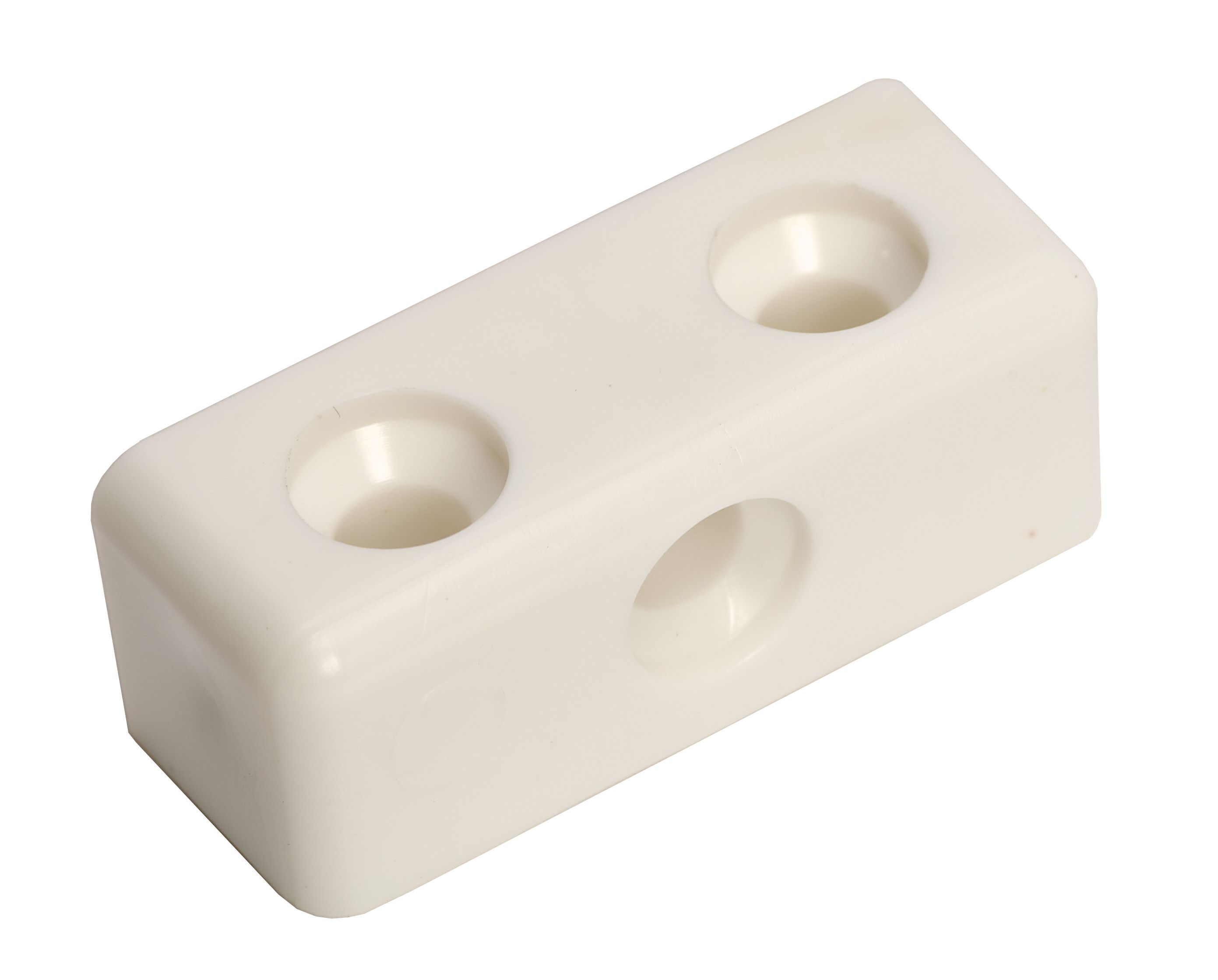 Wickes White Plastic Fixit Block - Pack of 100