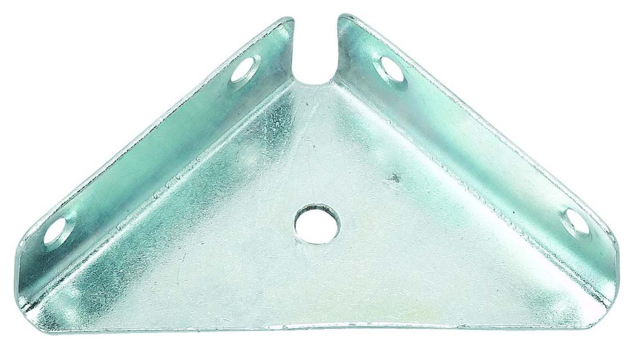 Wickes 63mm Zinc Plated Flange Bracket Pack 4