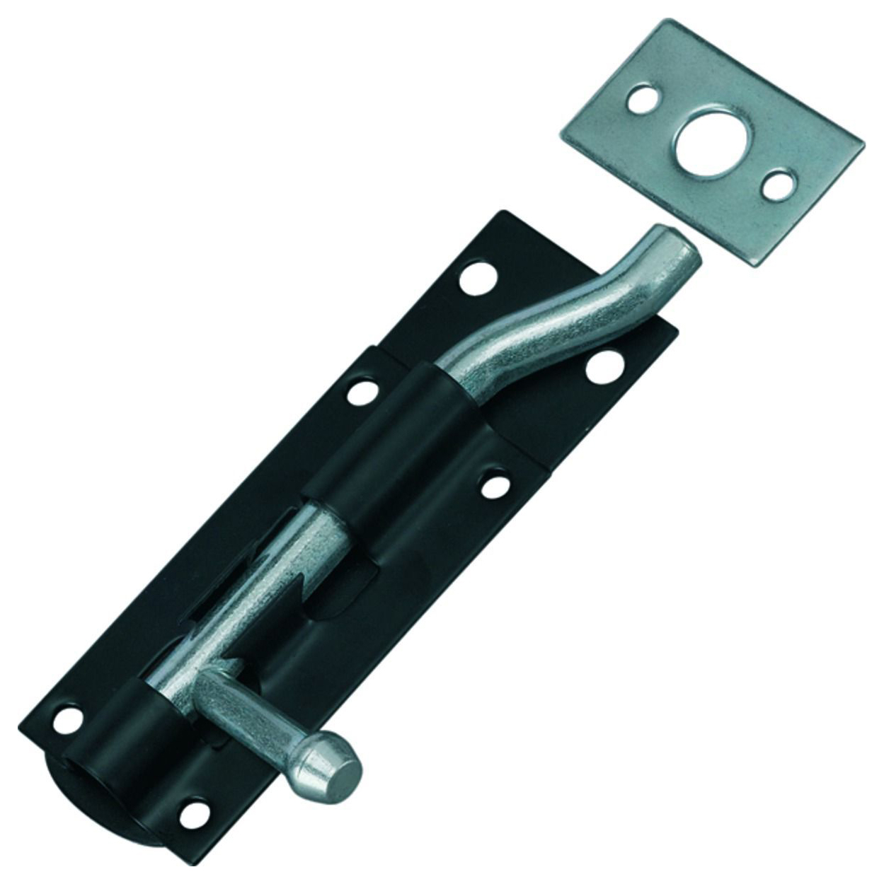 Wickes Black Necked Tower Bolt - 102mm