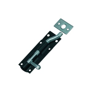 Wickes Necked Tower Bolt - Black 102mm
