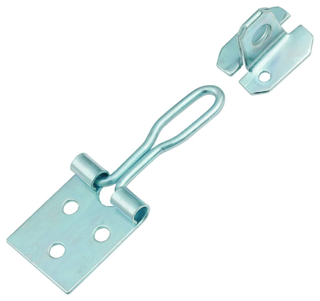 Wickes Wire Hasp and Staple - Zinc 75mm