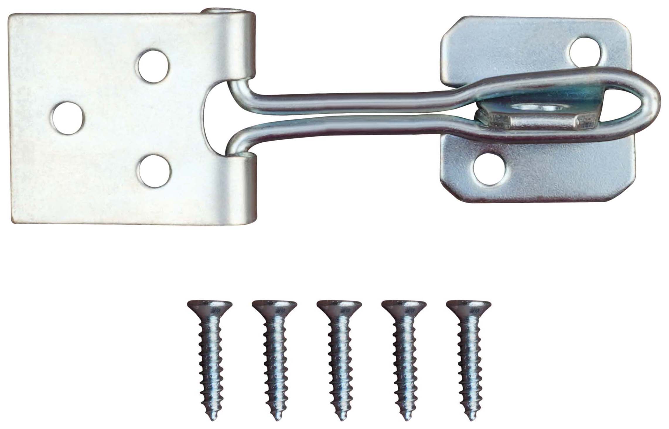 Image of Wickes Wire Hasp and Staple - Zinc 112mm