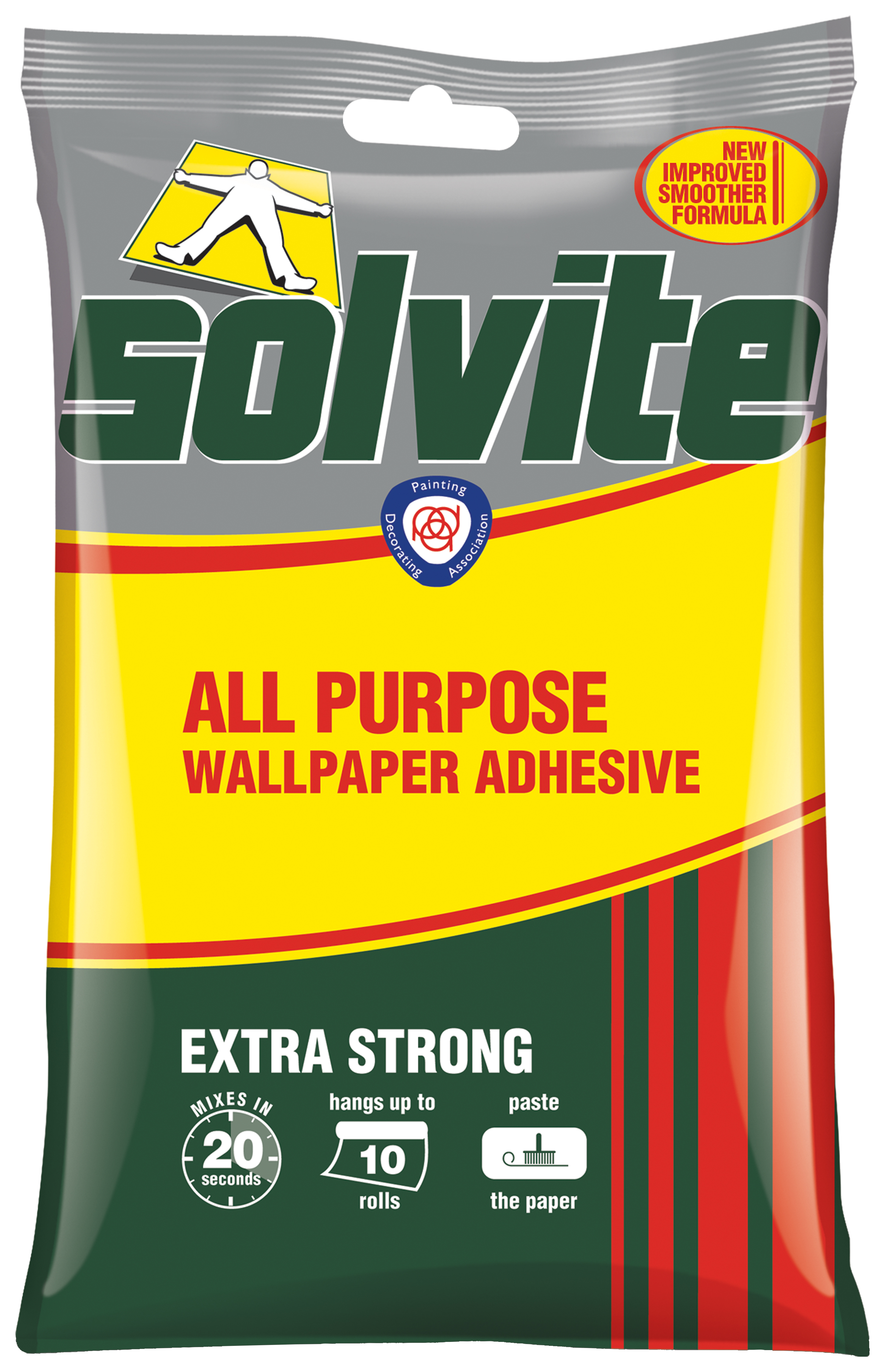 Image of Solvite All Purpose Wallpaper Paste - 10 Roll