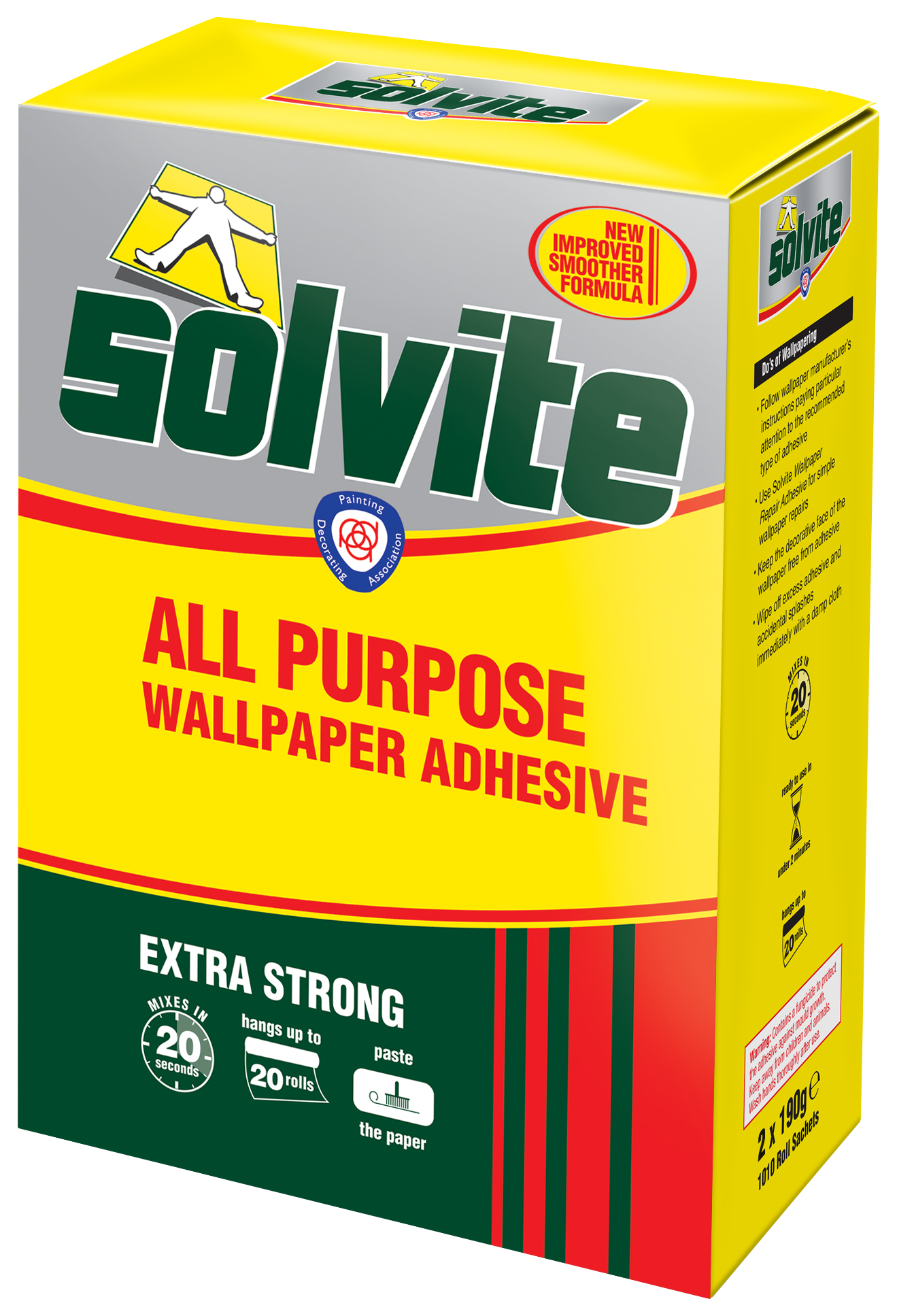 Solvite All Purpose Wallpaper Paste - 20 Roll