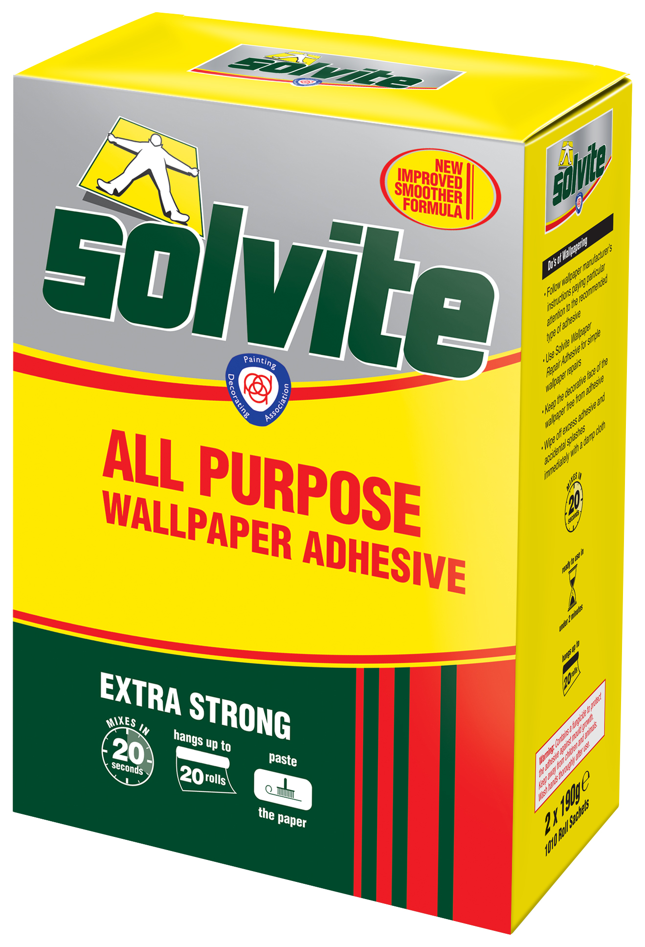 Solvite Paste the Wall Wallpaper Paste - 10 Roll