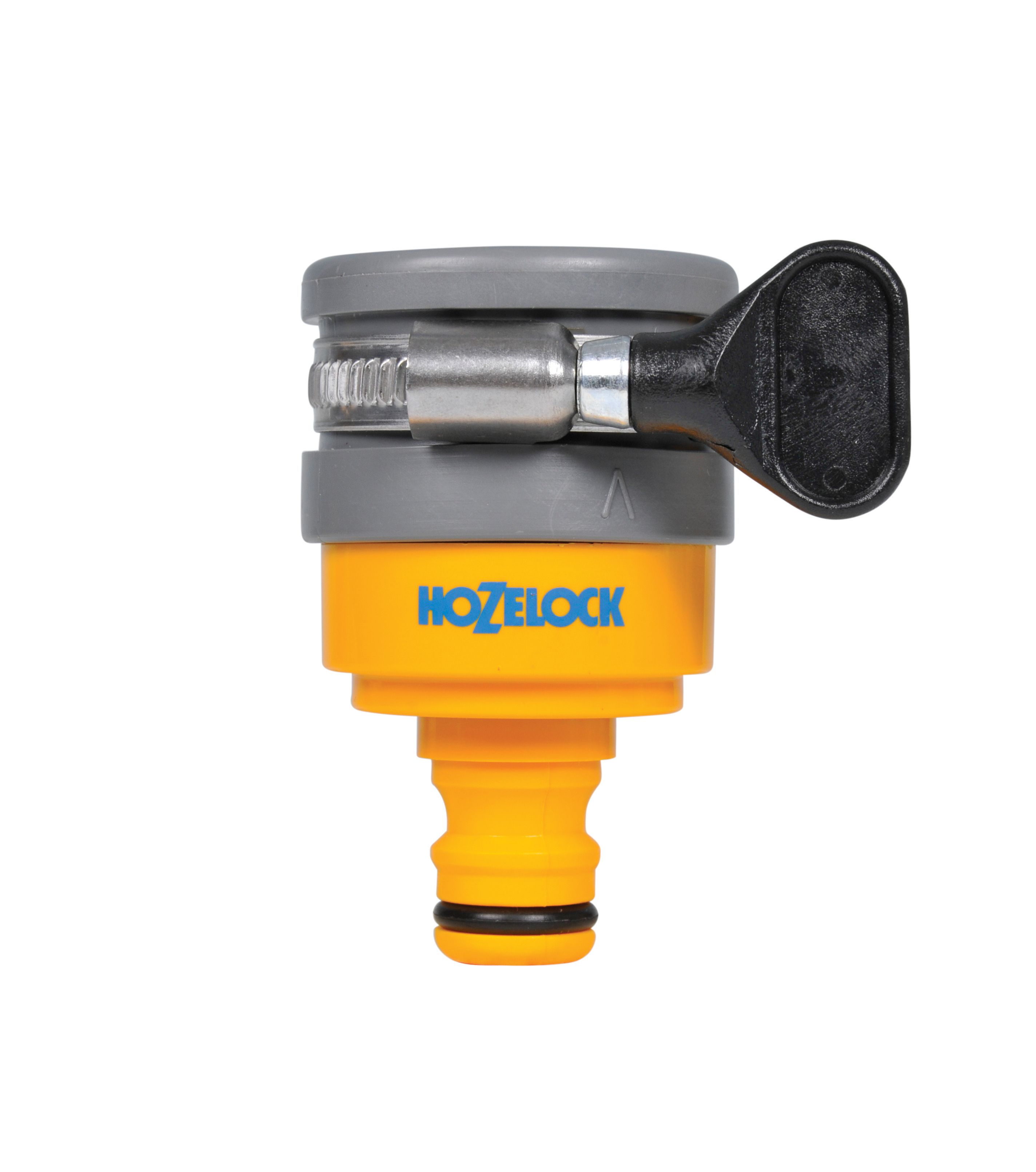 Image of Hozelock Round Garden Hose Pipe Mixer Tap Connector