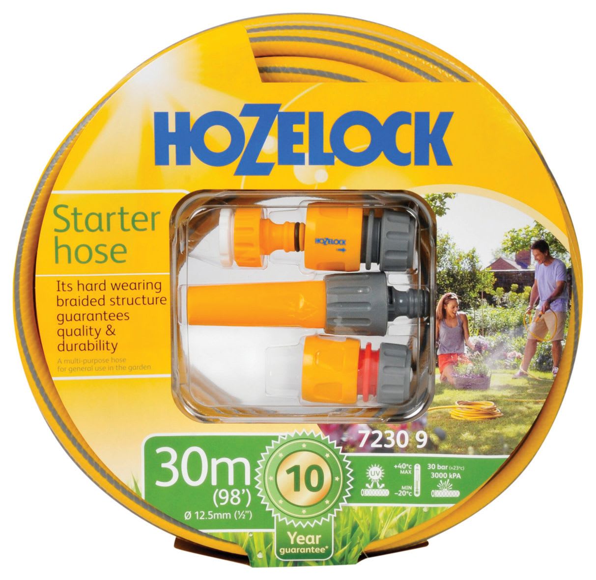 Hozelock 7230 Hose Pipe Starter Set - 30m