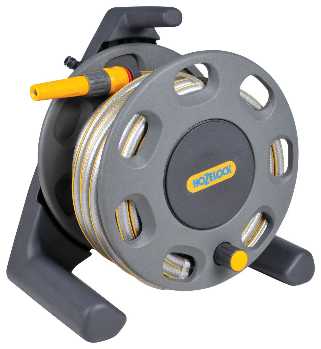 Image of Hozelock 2412 Compact Reel with Hose Pipe - 25m