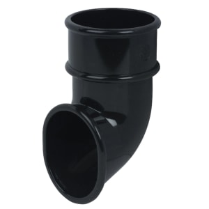 FloPlast 50mm MiniFlo Downpipe Shoe - Black