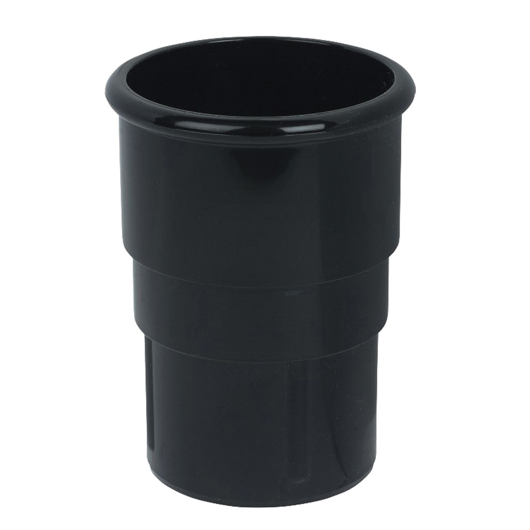 Image of FloPlast 50mm MiniFlo Downpipe Pipe Socket - Black