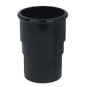 FloPlast 50mm MiniFlo Downpipe Pipe Socket - Black