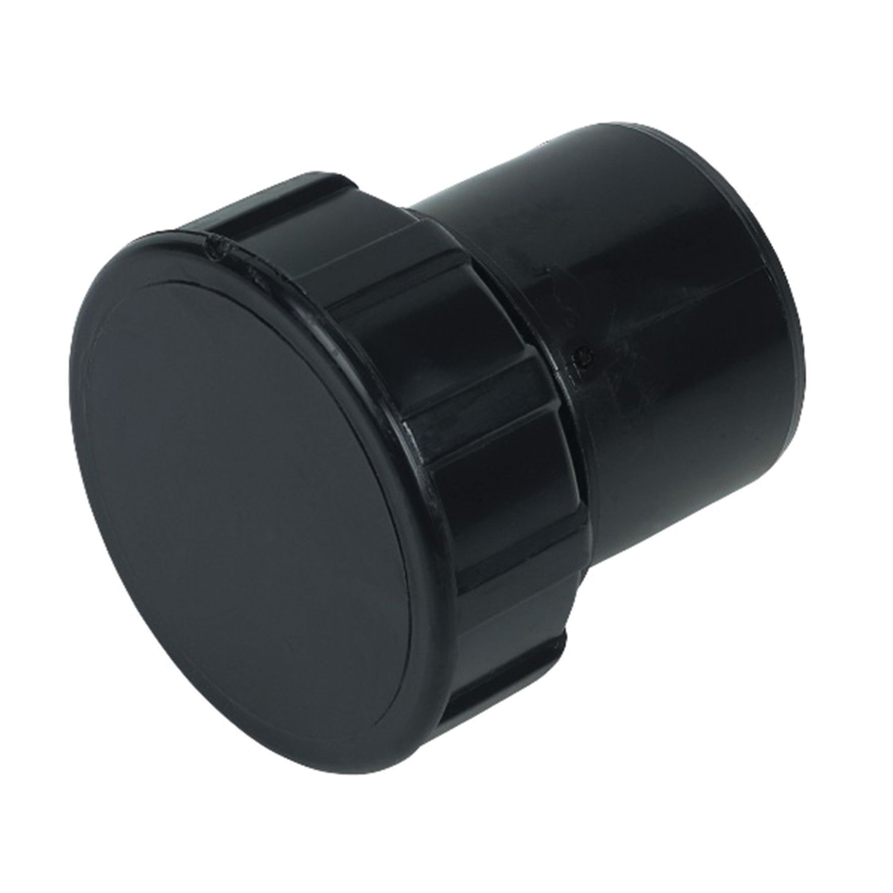 Image of FloPlast WS30B Solvent Weld Waste Access Cap - Black 32mm