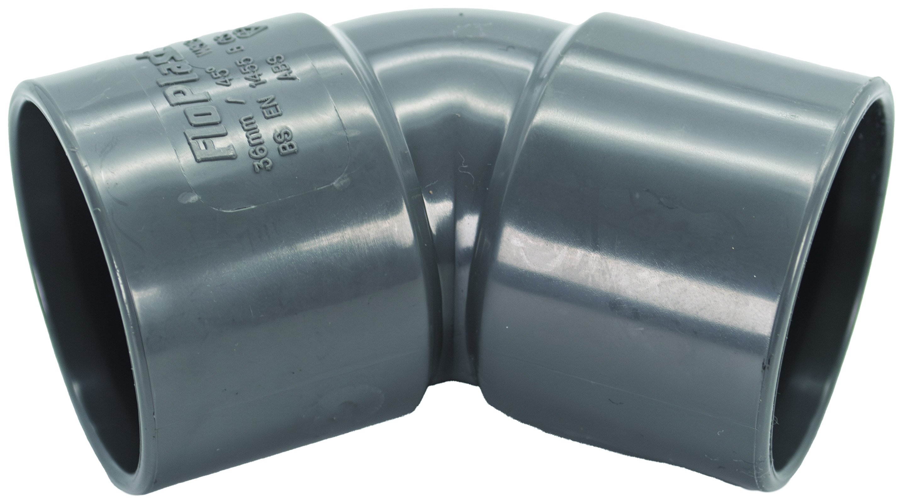 FloPlast WS18G Solvent Weld Waste 135 Deg Bend - Grey 32mm