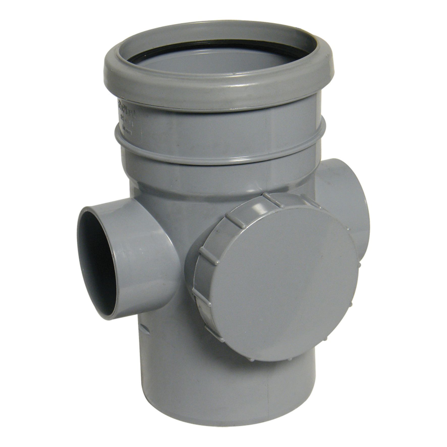 FloPlast 110mm Soil Access Pipe - Grey