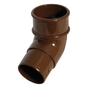 FloPlast 50mm MiniFlo Downpipe Offset Bend 112.5 - Brown