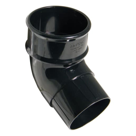 FloPlast 68mm Round Line Downpipe Offset Bend 112.5°