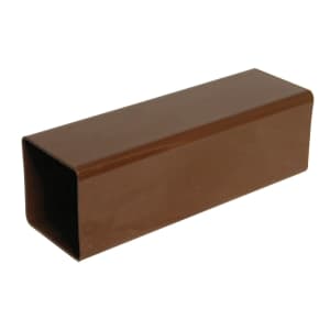 FloPlast 65mm Square Line Downpipe 2.5m - Brown