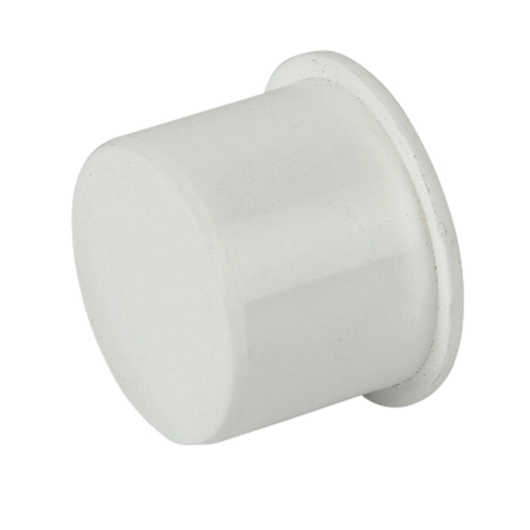 Image of FloPlast WP31W Push-Fit Waste Socket Plug - White 40mm