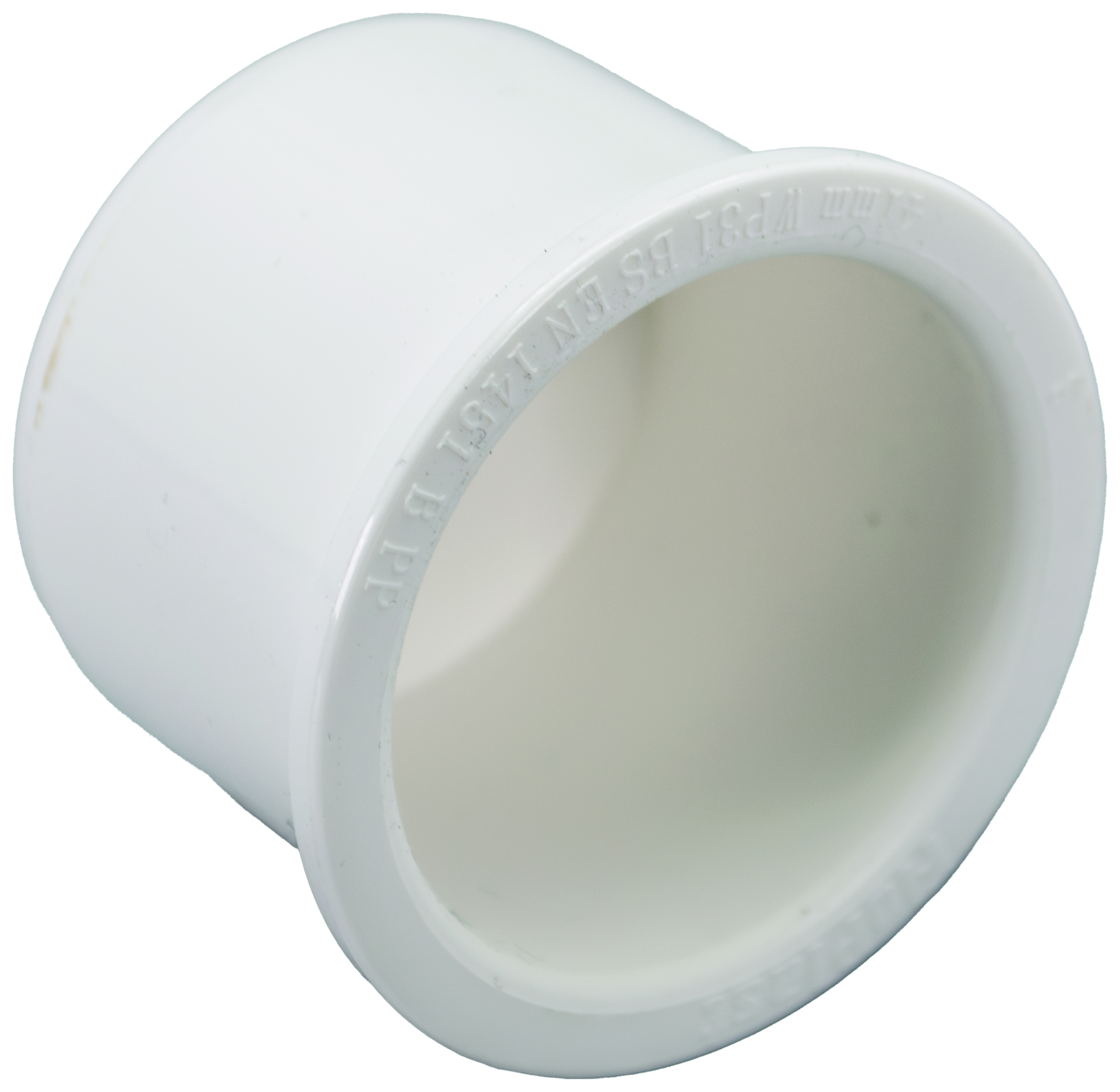 Image of FloPlast WP31W Push-Fit Waste Socket Plug - White 40mm