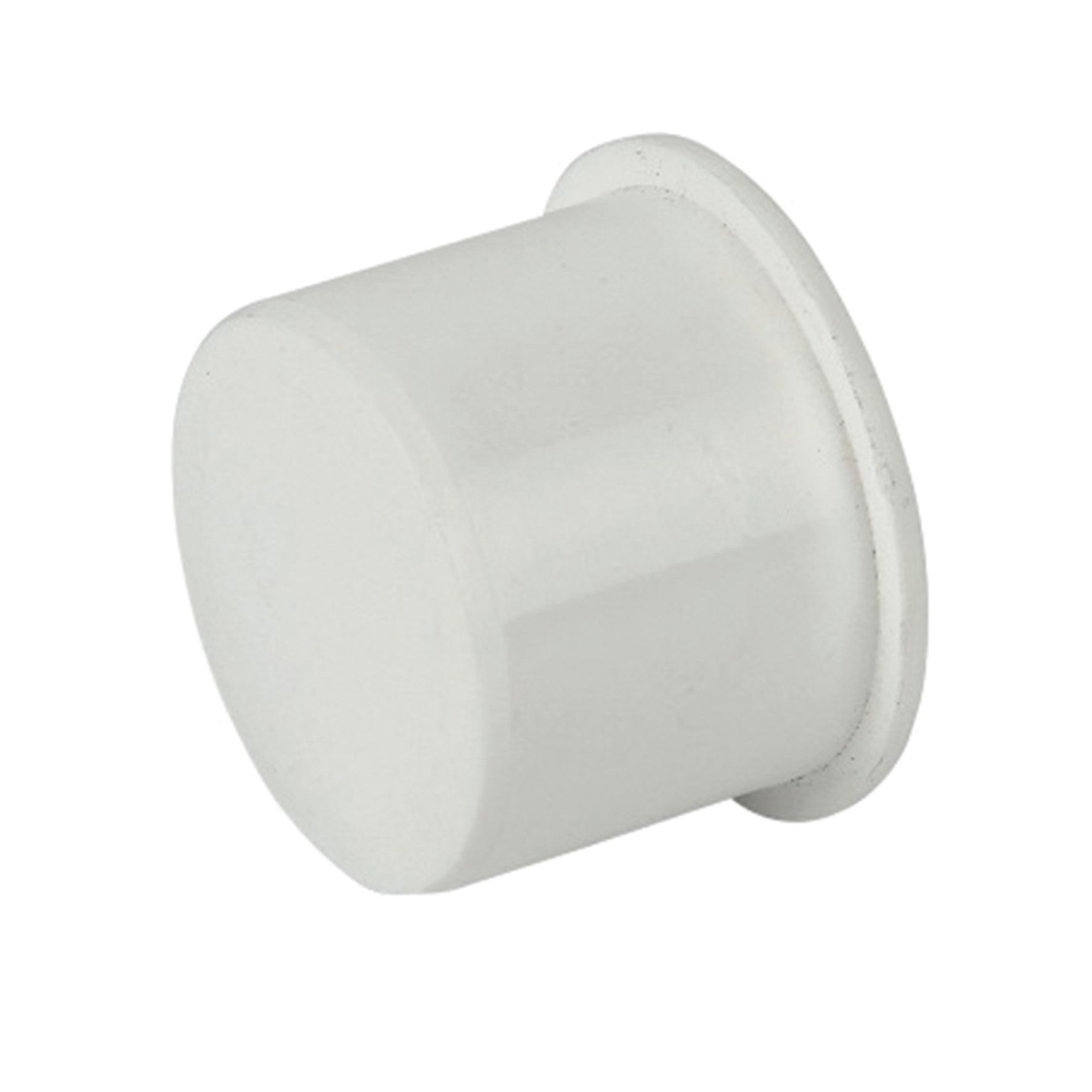 Image of FloPlast WP30W Push-Fit Waste Socket Plug - White 32mm