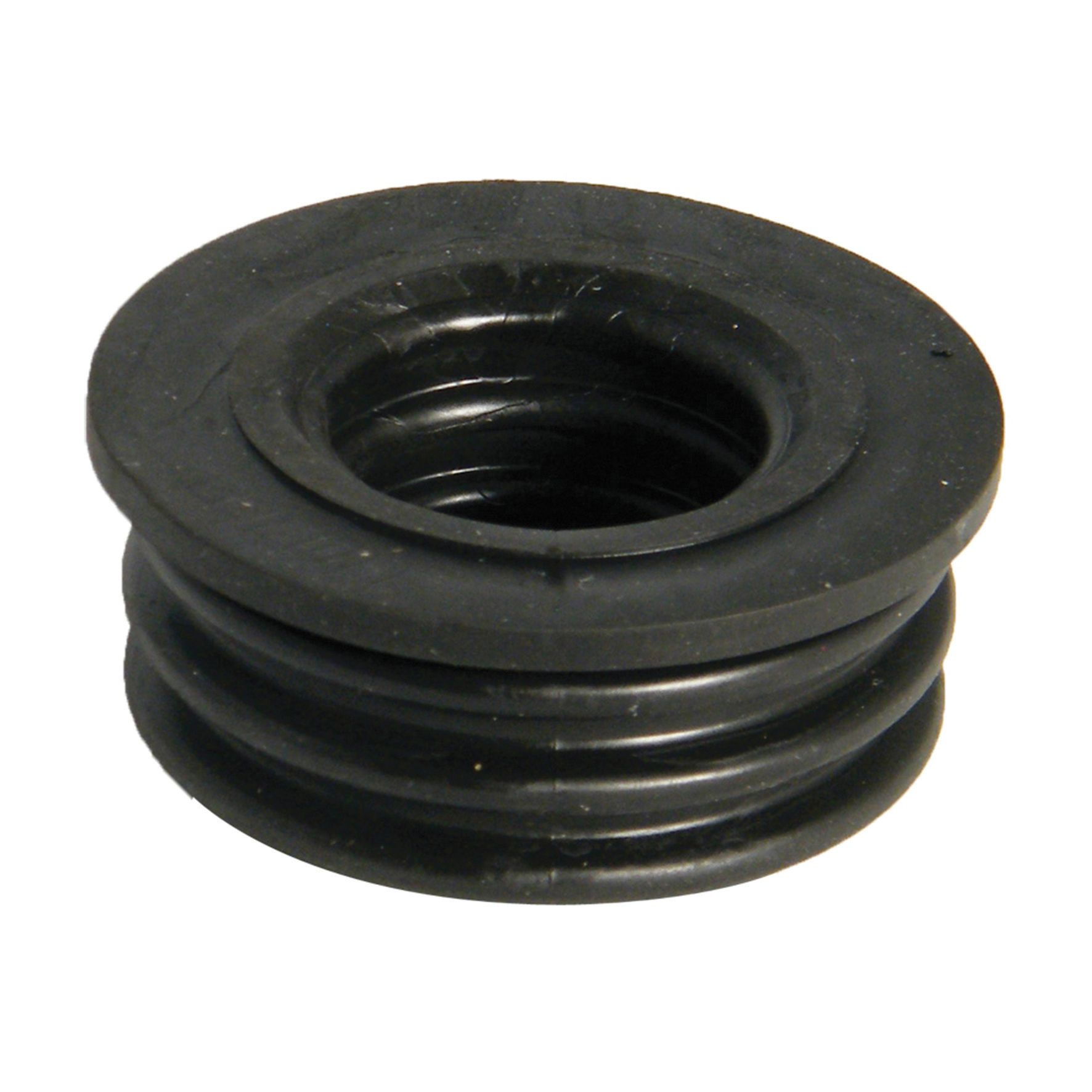 FloPlast 32mm Black Boss Pipe Rubber Adaptor