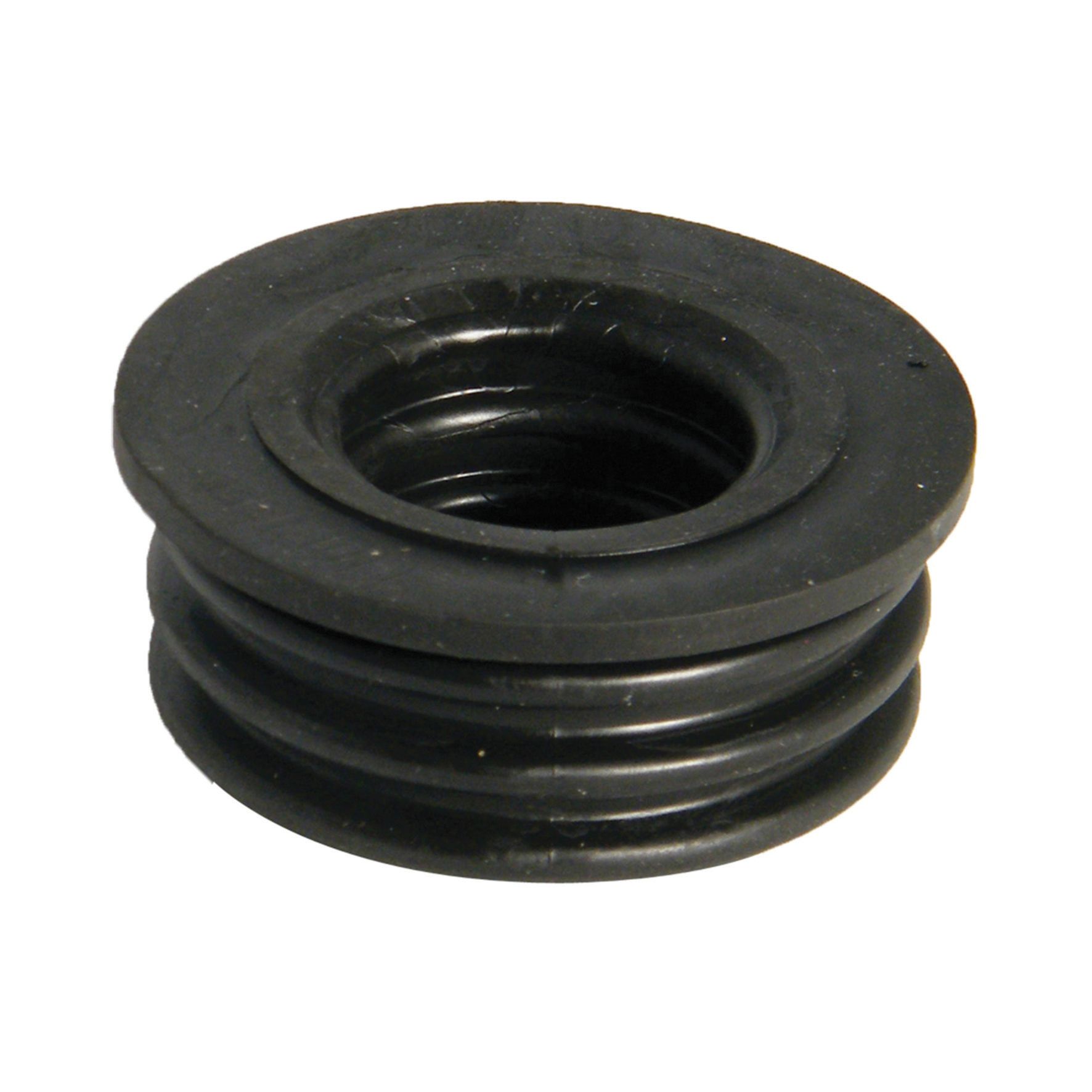 Image of FloPlast 40mm Boss Pipe Rubber Adaptor - Black