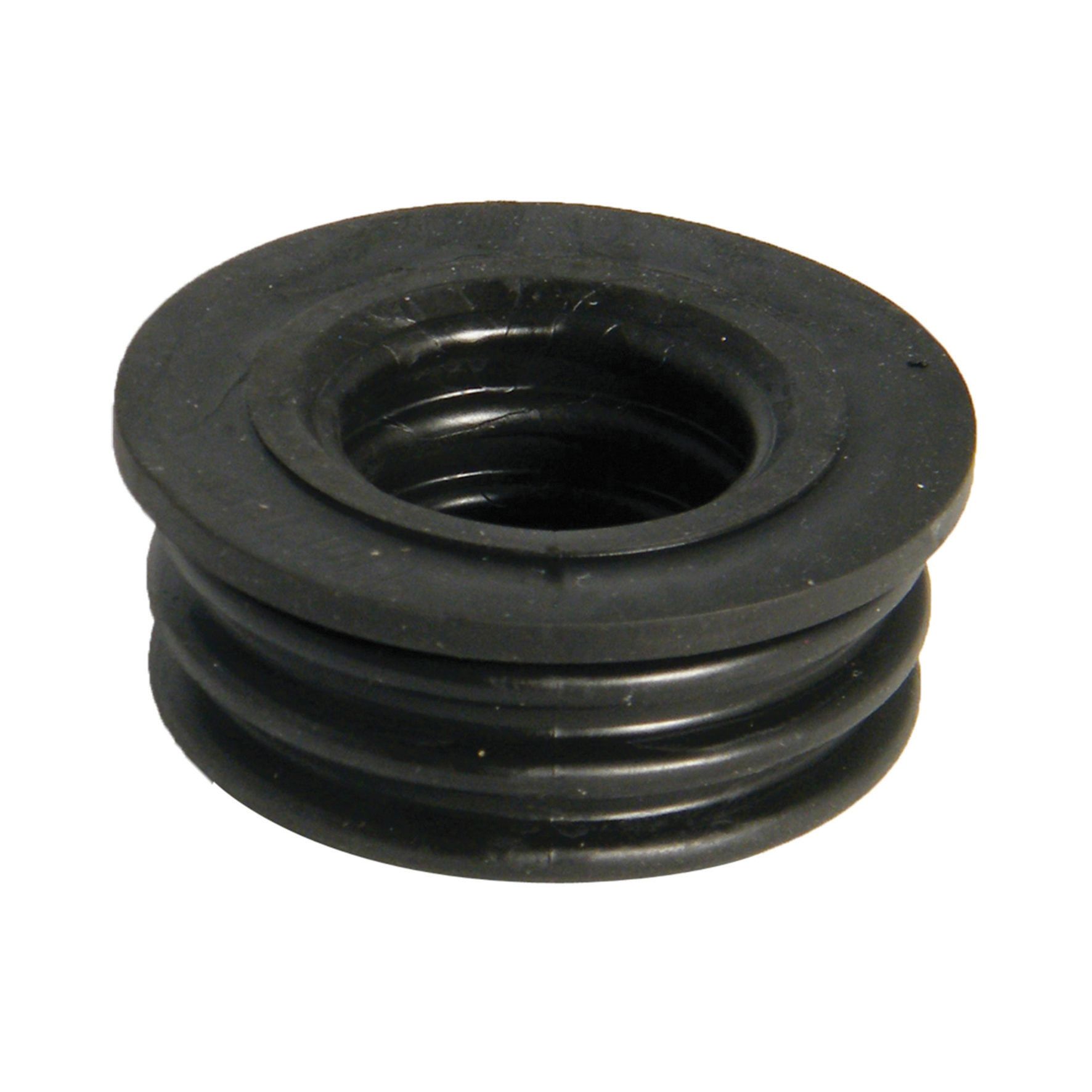 FloPlast 40mm Black Boss Pipe Rubber Adaptor