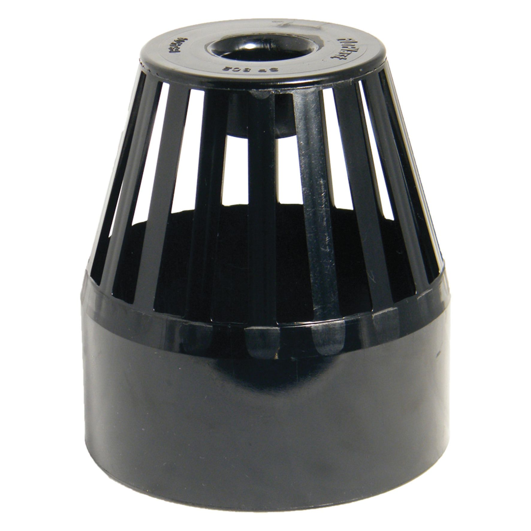 FloPlast 110mm Soil Pipe Vent Terminal - Black