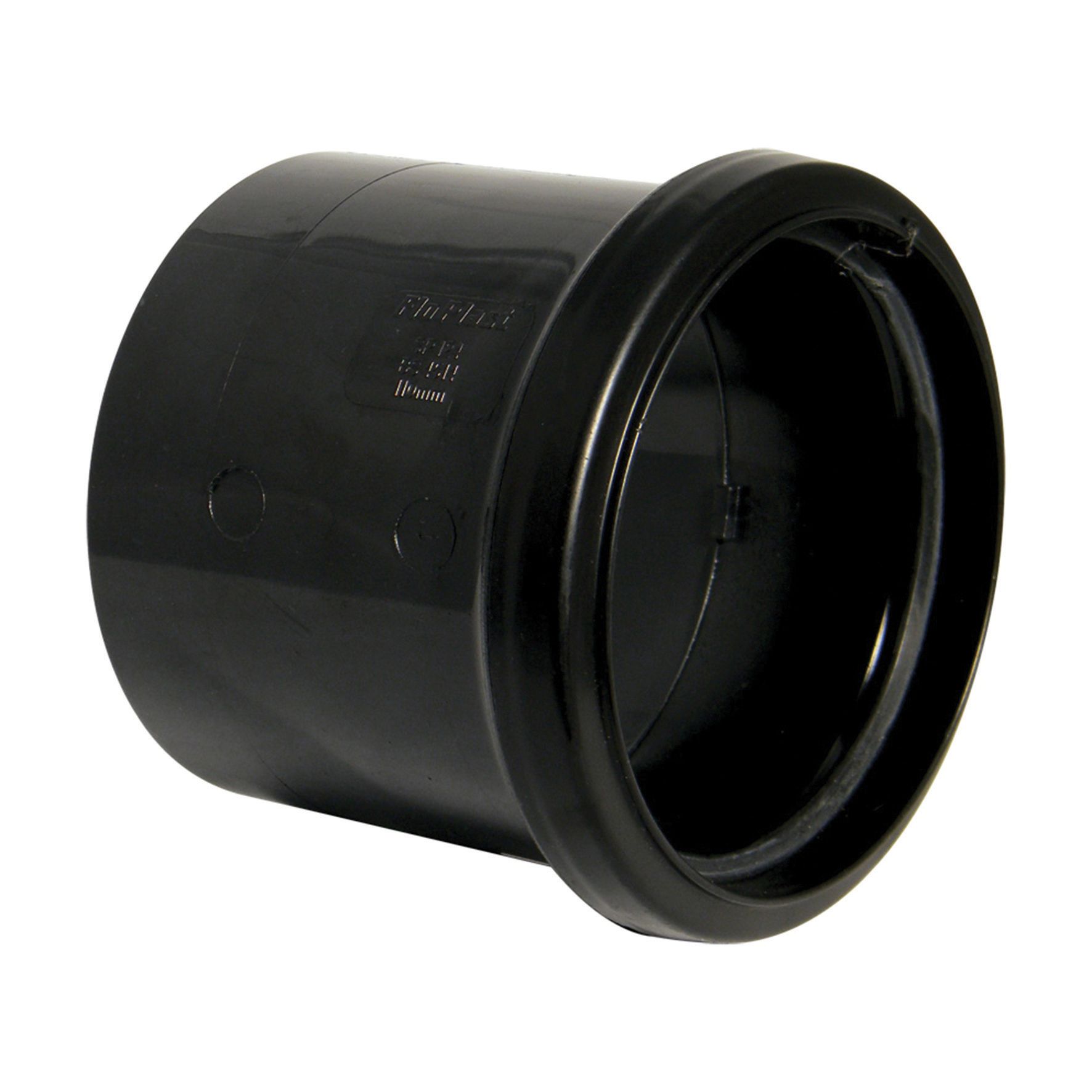 FloPlast 110mm Black Single Socket Coupling