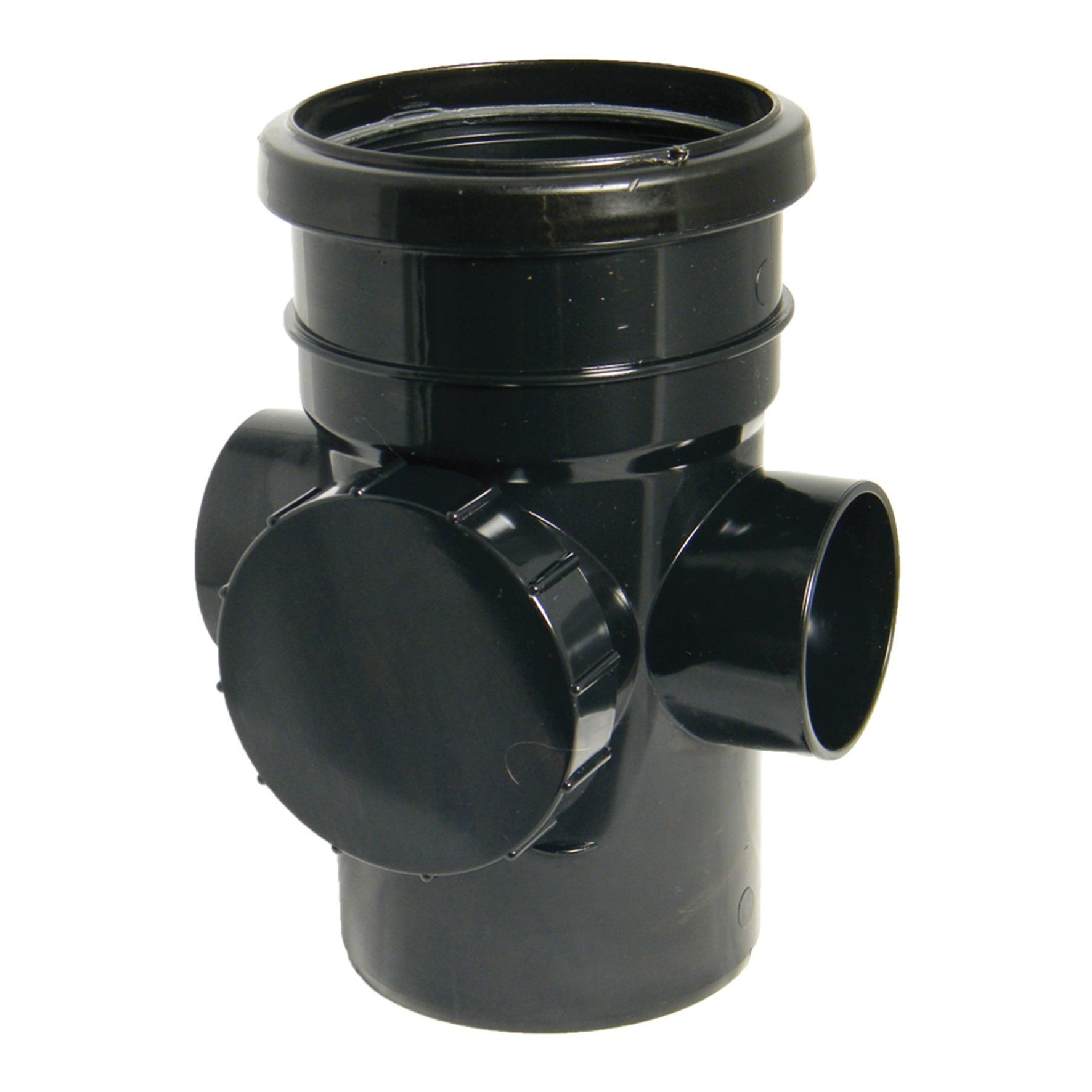 Image of FloPlast 110mm Soil Access Pipe - Black