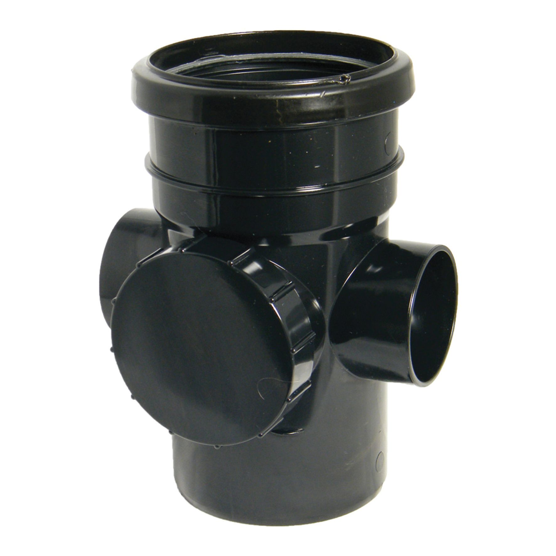 FloPlast 110mm Black Soil Access Pipe