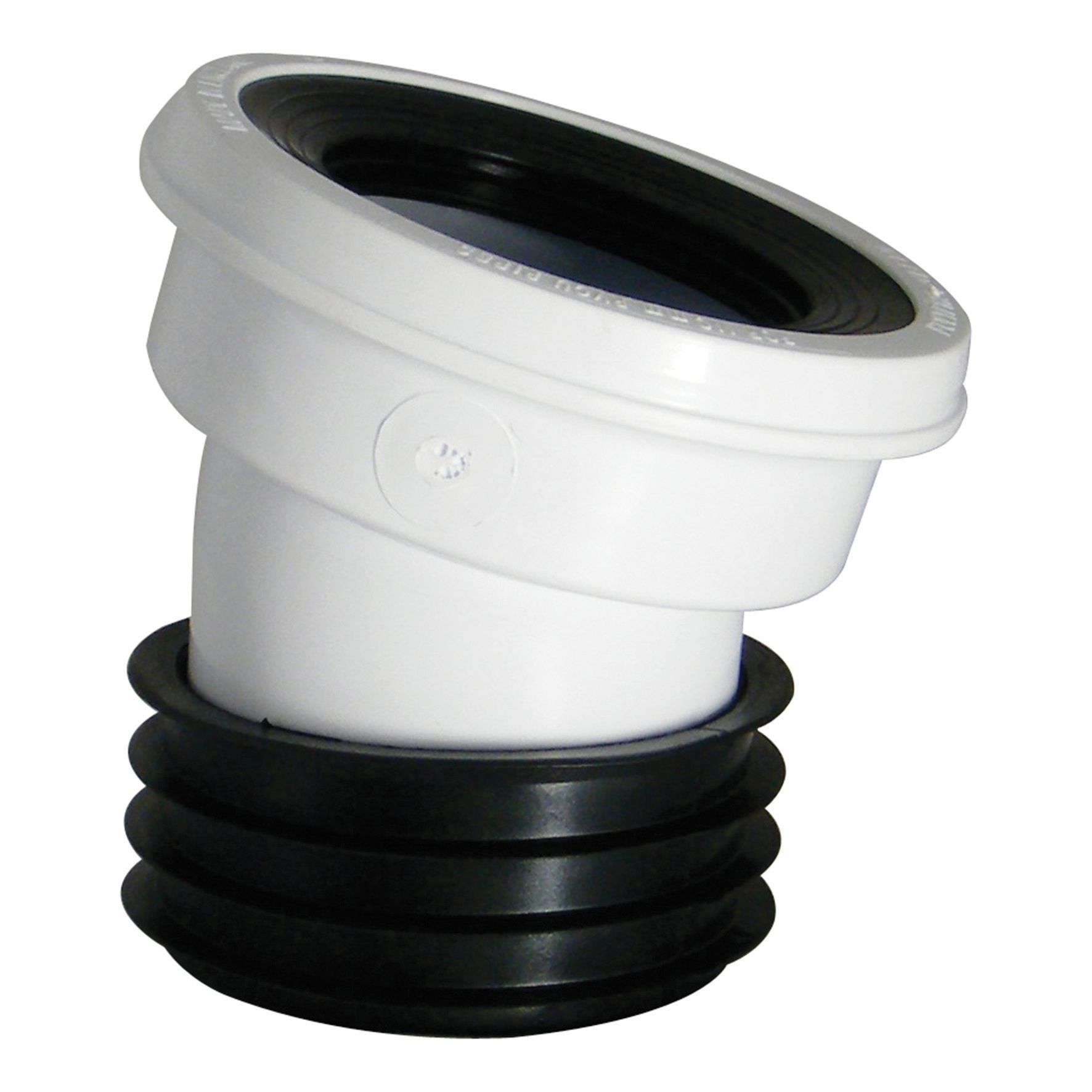 Image of FloPlast Soil Pan Connector 14° - White