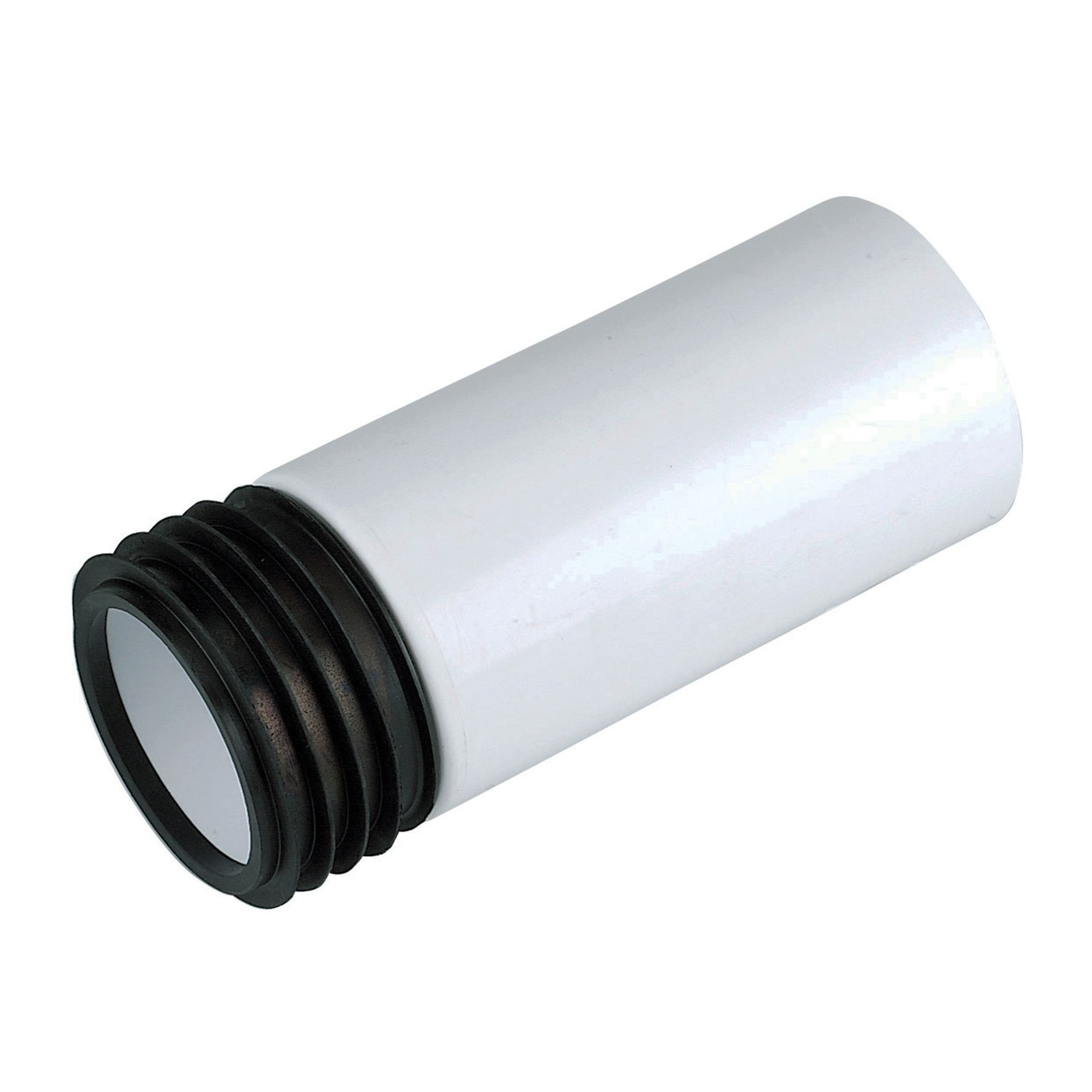 FloPlast Soil Pan Straight Extension Pipe - White