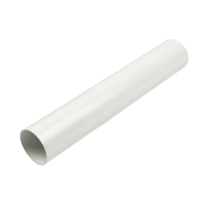 FloPlast WS01W Solvent Weld Waste Pipe - White 32mm x 3m