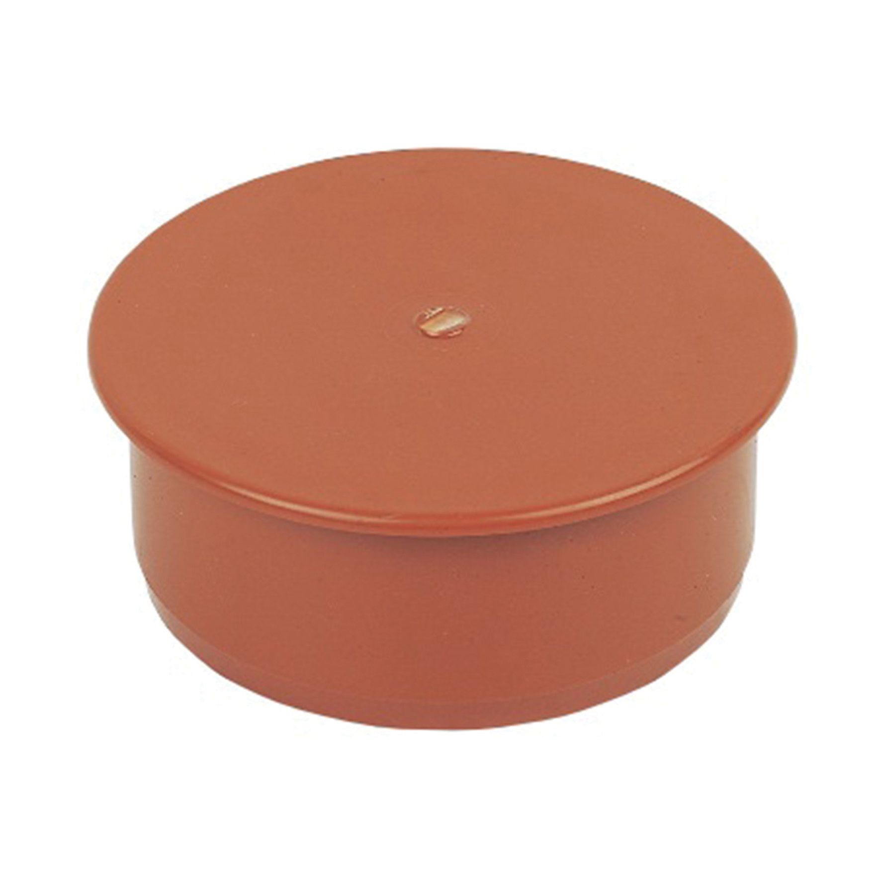 Image of FloPlast 110mm Socket Plug - Terracotta