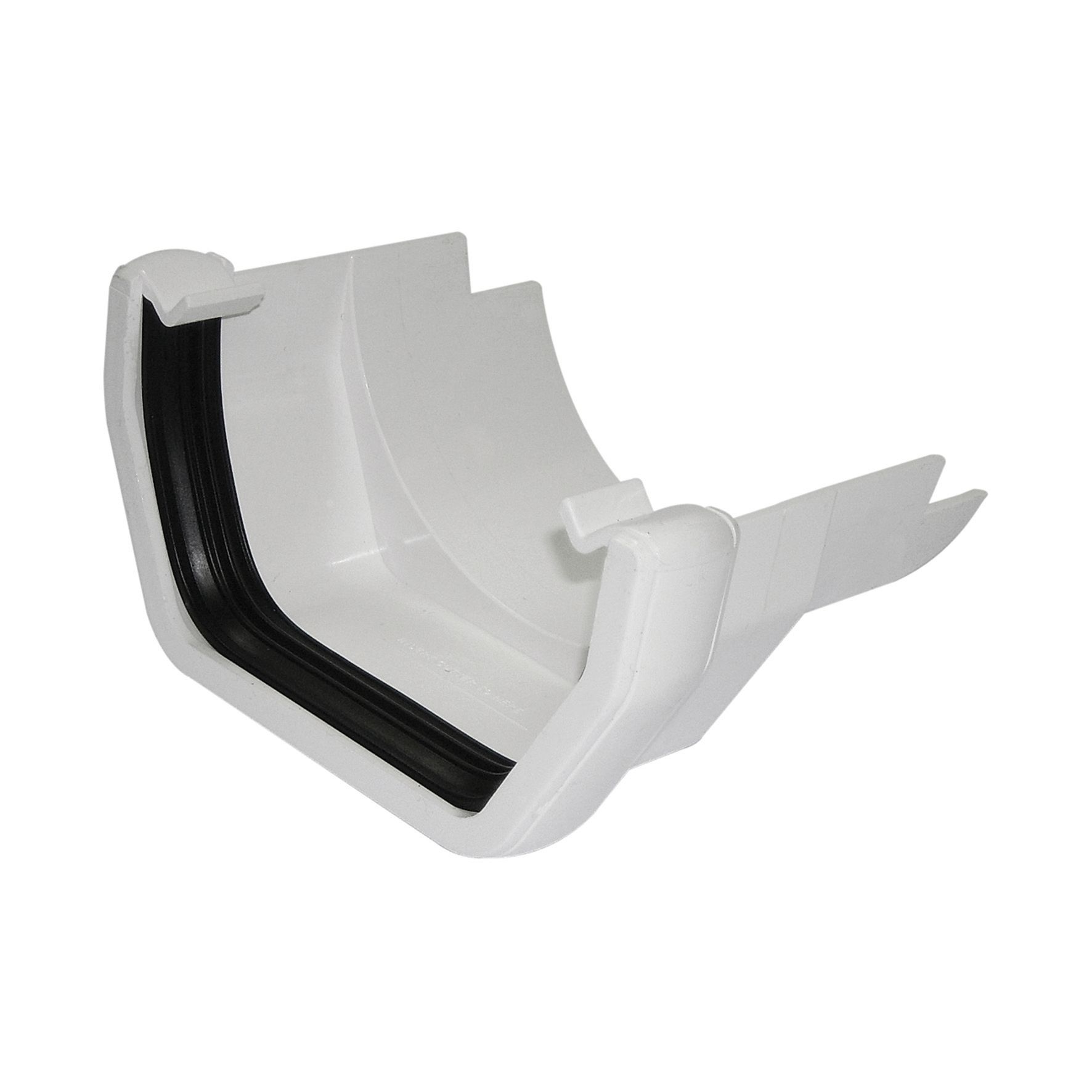 Image of FloPlast Square Line Gutter to Cast Iron Adaptor - White