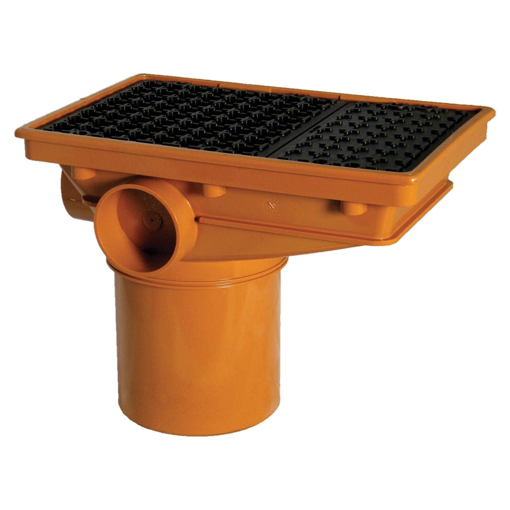 FloPlast 110mm Terracotta Rectangular Drain Inlet Hopper