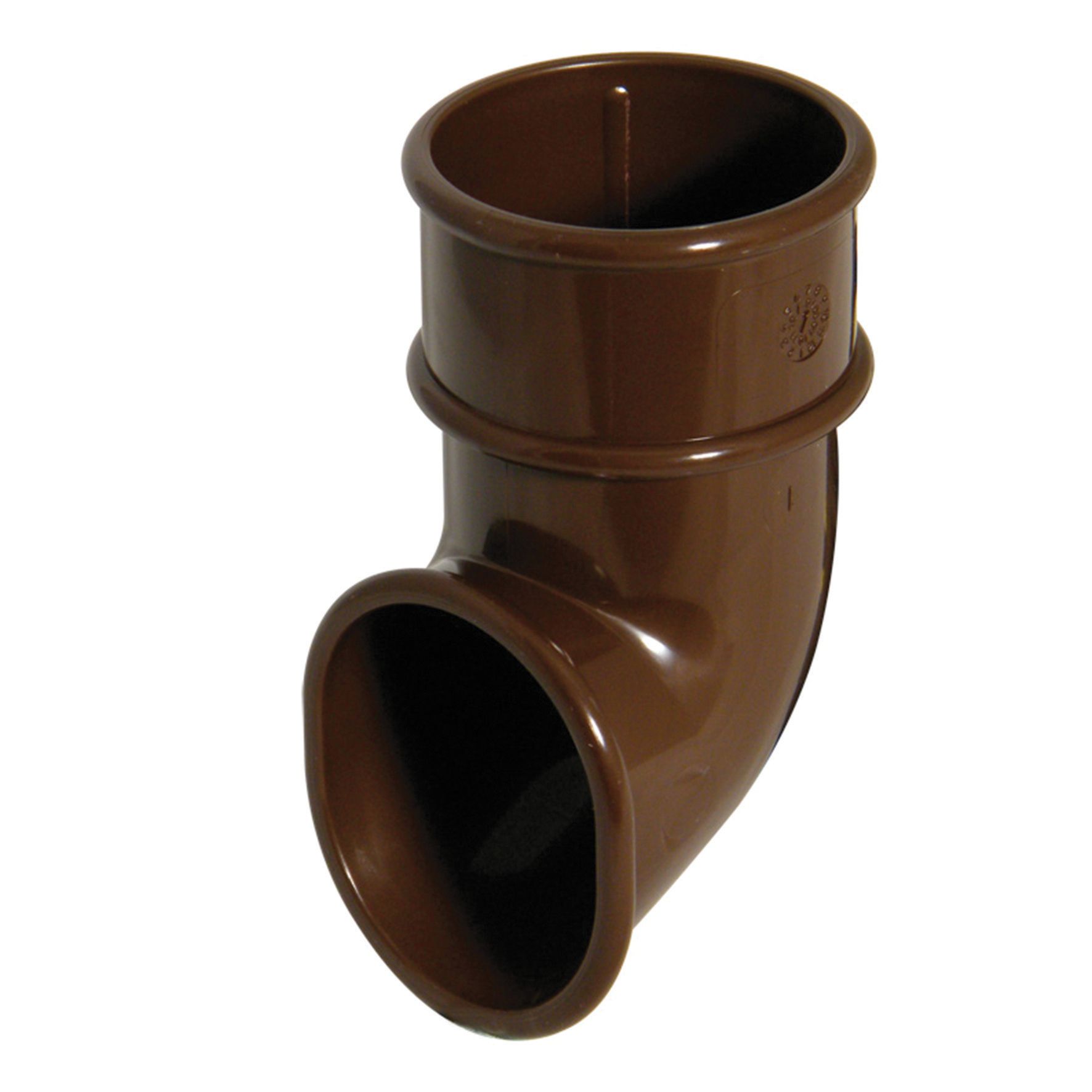 FloPlast 50mm MiniFlo Downpipe Shoe - Brown