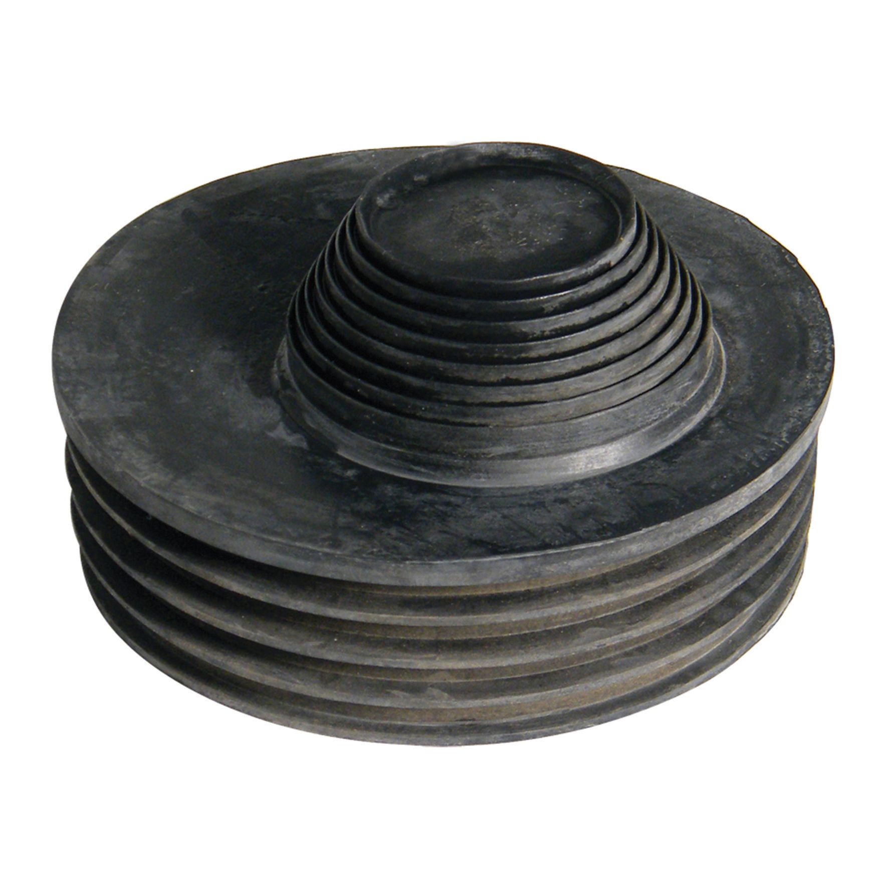 Image of FloPlast Drain Adaptor to Connect 32mm, 40mm and 50mm Waste Pipe - Black