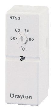 Drayton HTS3 White Hot Water Cylinder Thermostat