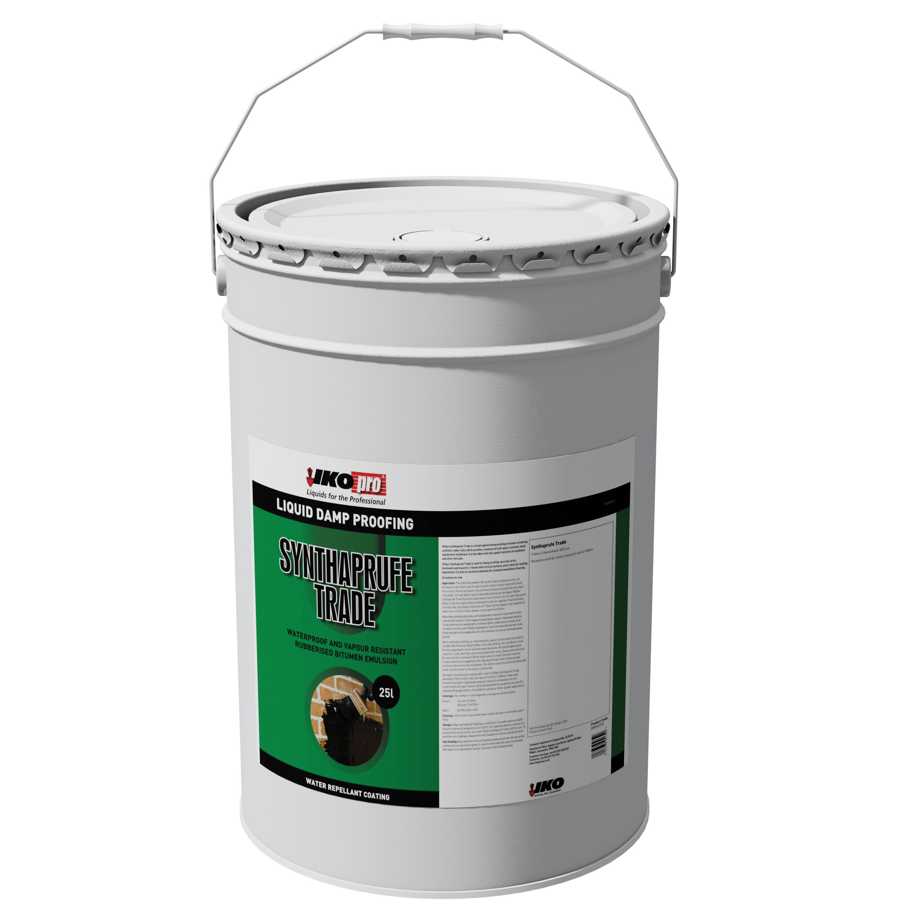 Image of Ikopro Synthaprufe Trade Damp Proofing Liquid - 25L