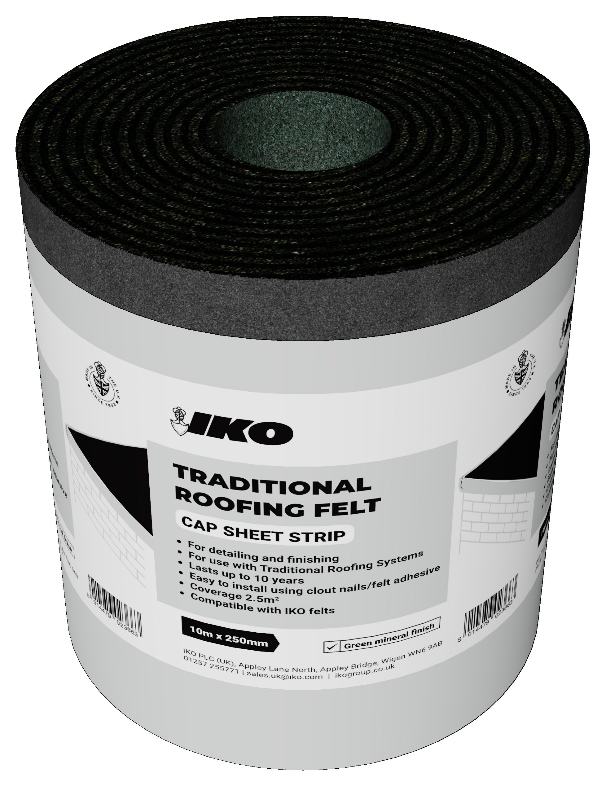 Wickes Traditional Green Cap Sheet Strip 250mm x 10m