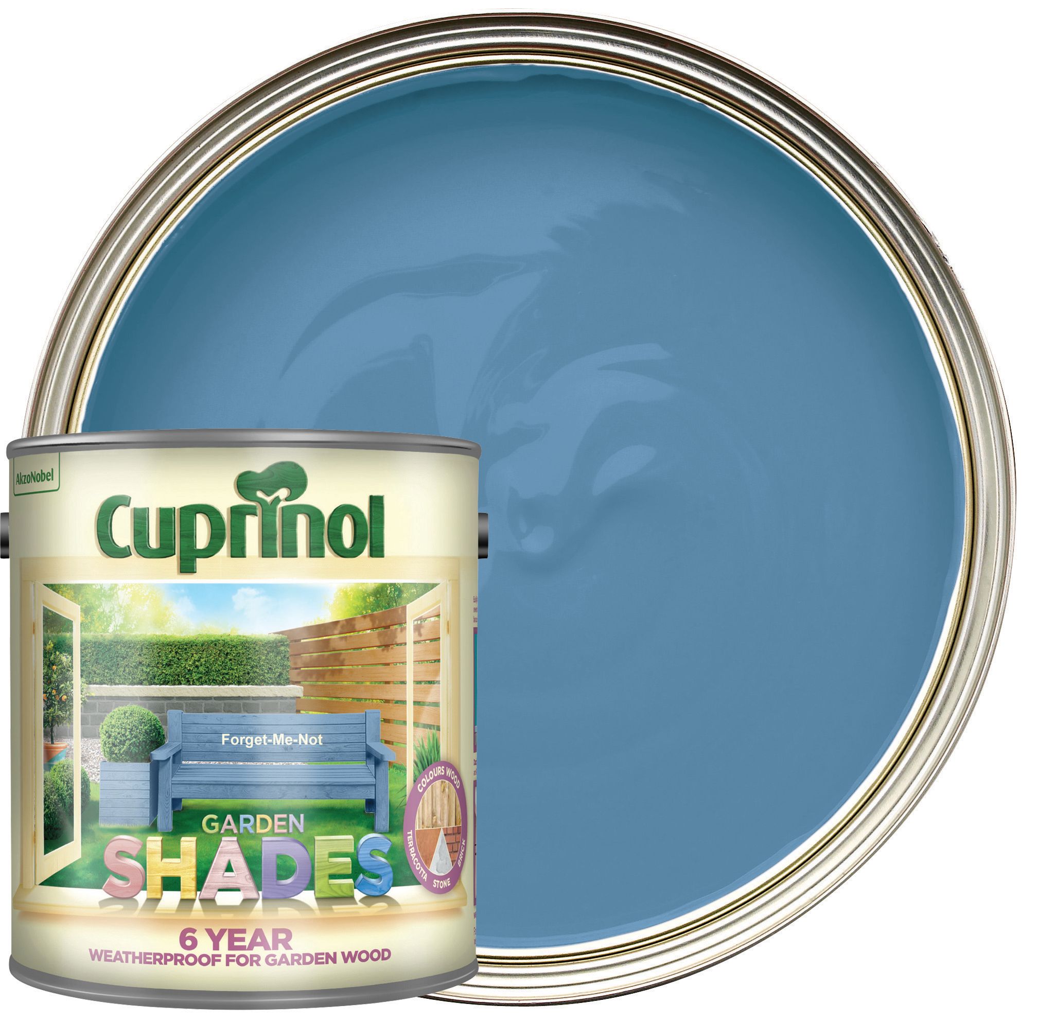 Cuprinol Garden Shades Matt Wood Treatment - Forget-Me-Not - 2.5L