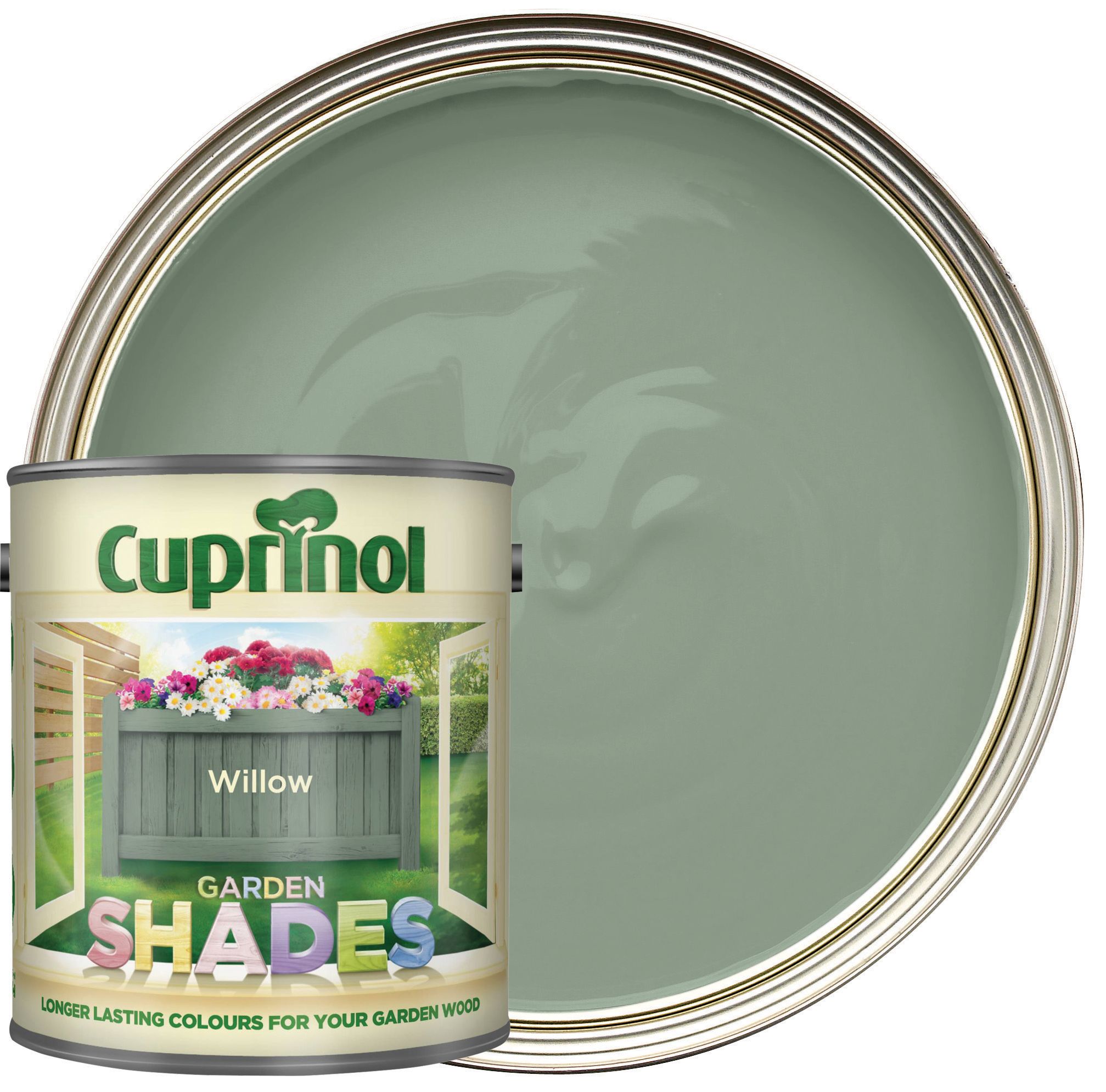 Image of Cuprinol Garden Shades Matt Wood Treatment - Willow 1L