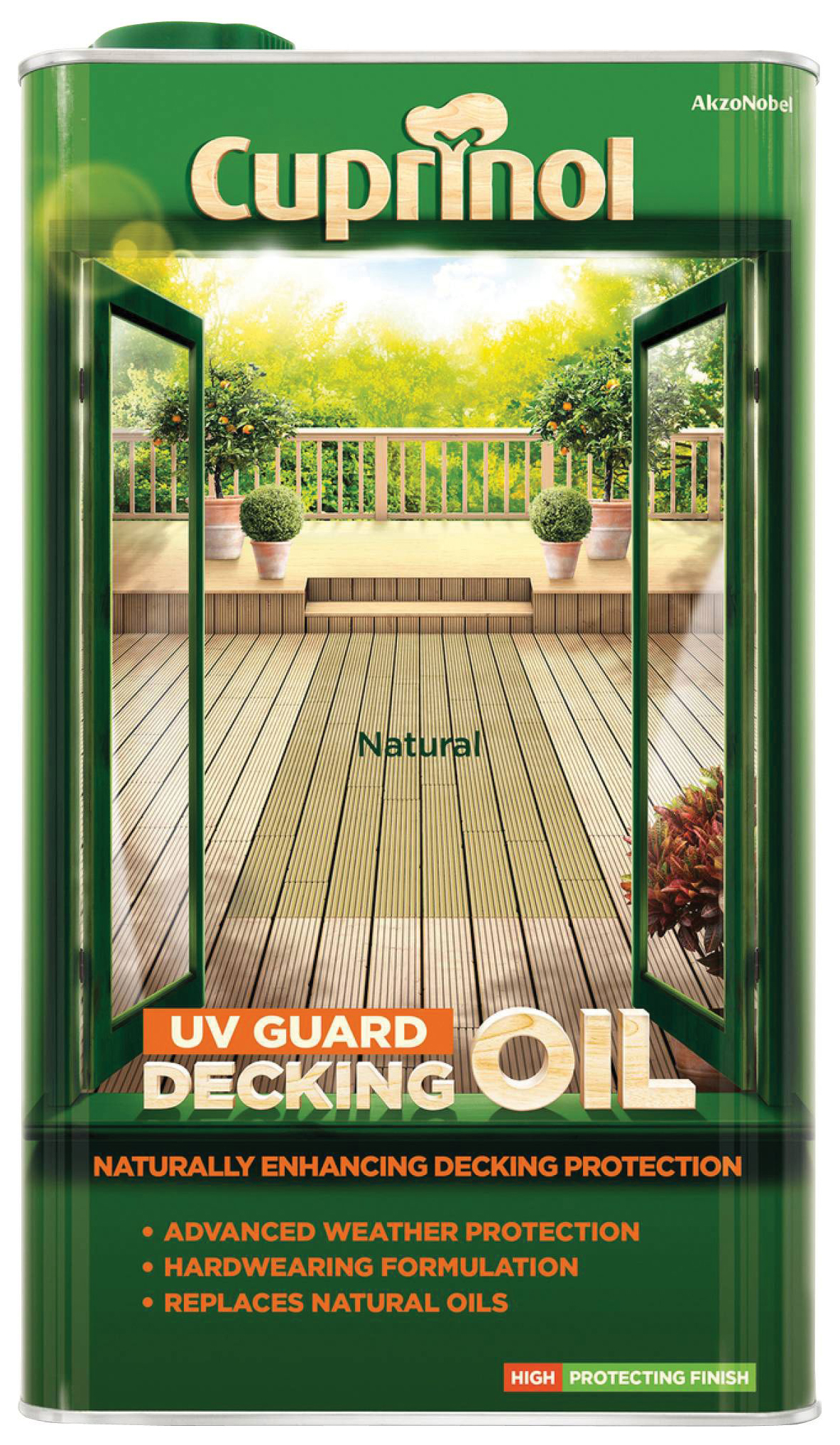 Cuprinol UV Guard Decking Oil - Natural - 5L