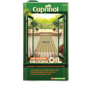 Cuprinol UV Guard Decking Oil - Natural 5L