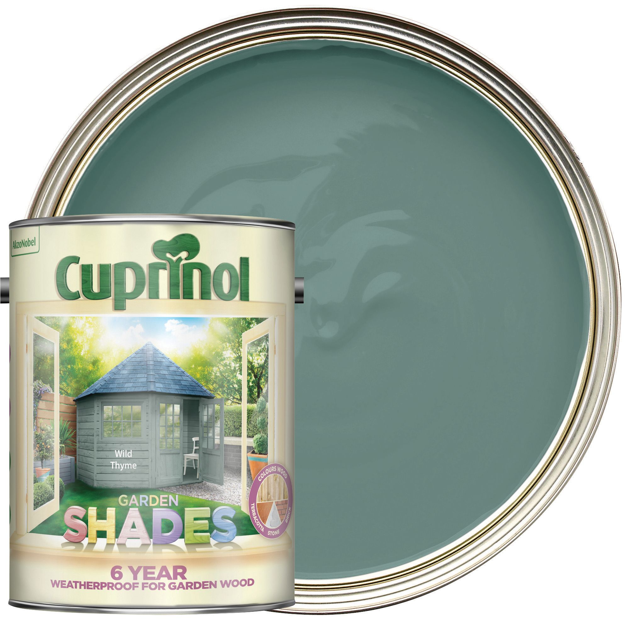 Cuprinol Garden Shades Matt Wood Treatment - Wild Thyme 5L